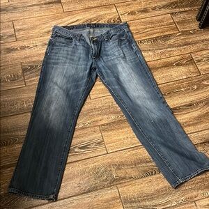 Lucky Brand Blue Relaxed Jeans with Vintage Fading